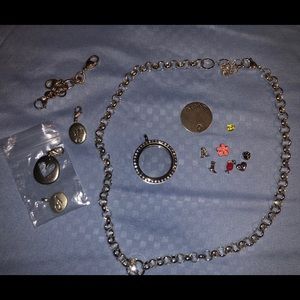 Origami Owl Necklace & Charms